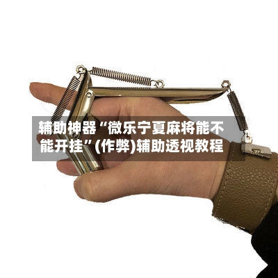 辅助神器“微乐宁夏麻将能不能开挂”(作弊)辅助透视教程