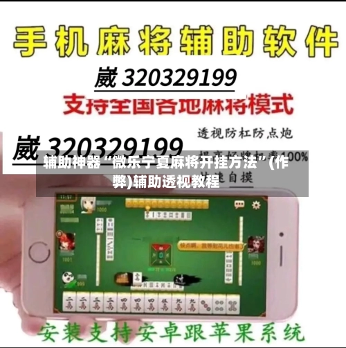 辅助神器“微乐宁夏麻将开挂方法	”(作弊)辅助透视教程-第3张图片