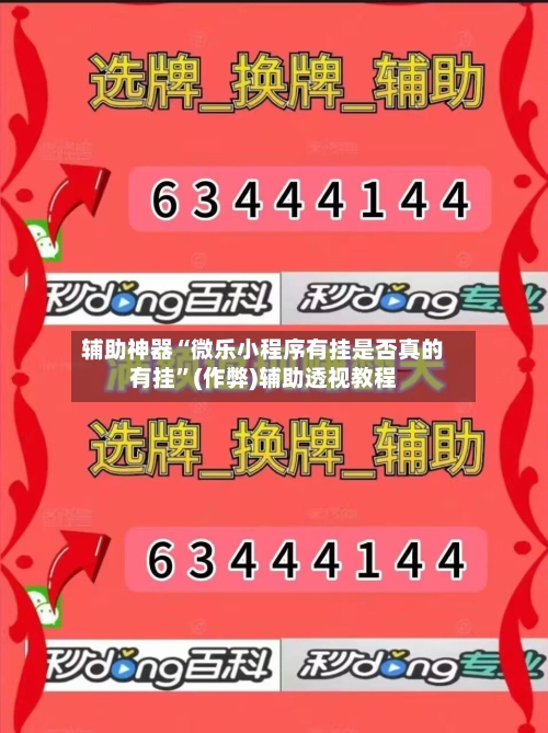 辅助神器“微乐小程序有挂是否真的有挂”(作弊)辅助透视教程-第2张图片