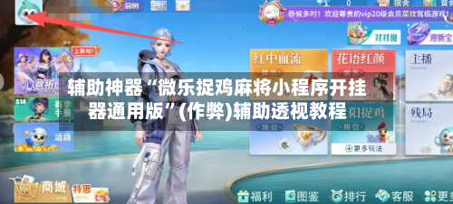 辅助神器“微乐捉鸡麻将小程序开挂器通用版”(作弊)辅助透视教程-第2张图片