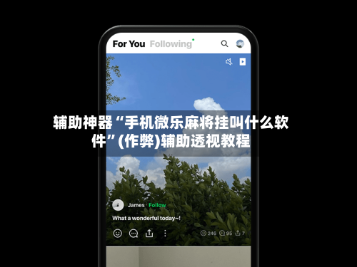 辅助神器“手机微乐麻将挂叫什么软件”(作弊)辅助透视教程-第2张图片