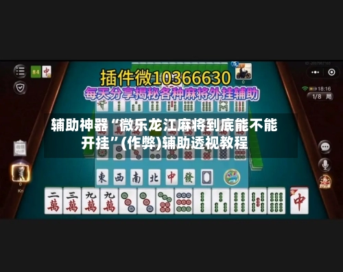 辅助神器“微乐龙江麻将到底能不能开挂”(作弊)辅助透视教程-第3张图片