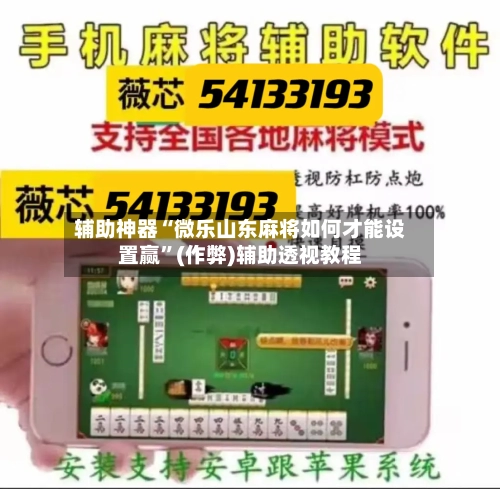辅助神器“微乐山东麻将如何才能设置赢”(作弊)辅助透视教程-第2张图片