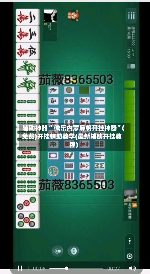 辅助神器“ 微乐内蒙麻将开挂神器	”(免费)开挂辅助教学(最新辅助开挂教程)-第3张图片
