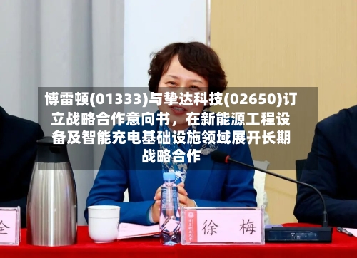博雷顿(01333)与挚达科技(02650)订立战略合作意向书，在新能源工程设备及智能充电基础设施领域展开长期战略合作