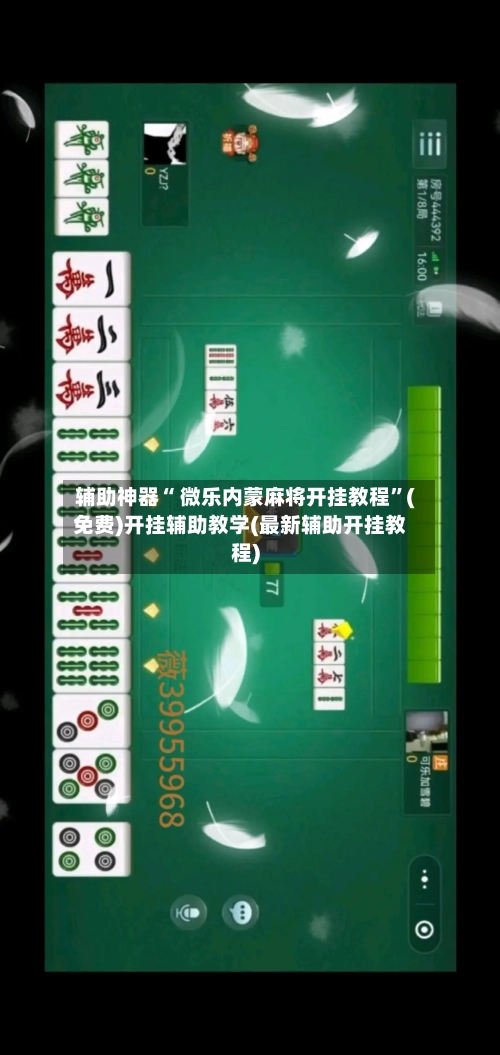 辅助神器“ 微乐内蒙麻将开挂教程”(免费)开挂辅助教学(最新辅助开挂教程)-第2张图片