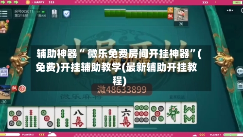 辅助神器“ 微乐免费房间开挂神器”(免费)开挂辅助教学(最新辅助开挂教程)-第3张图片