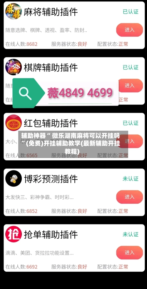 辅助神器“ 微乐湖南麻将可以开挂吗”(免费)开挂辅助教学(最新辅助开挂教程)-第2张图片