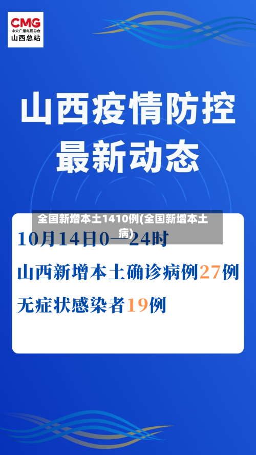 全国新增本土1410例(全国新增本土病)-第2张图片