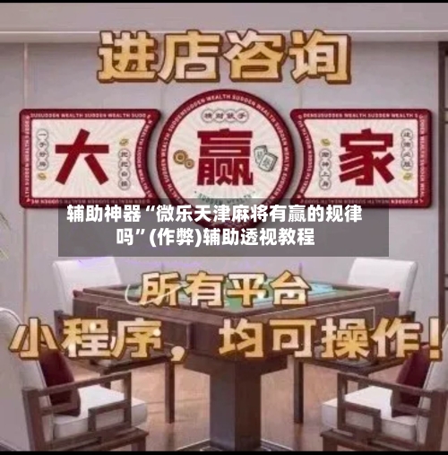 辅助神器“微乐天津麻将有赢的规律吗	”(作弊)辅助透视教程-第2张图片