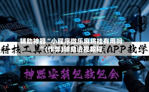 辅助神器“小程序微乐麻将挂有用吗”(作弊)辅助透视教程-第2张图片