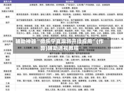 辅助神器“微乐宁夏麻将开挂应用”(作弊)辅助透视教程-第2张图片