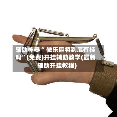 辅助神器“ 微乐麻将到底有挂吗	”(免费)开挂辅助教学(最新辅助开挂教程)-第2张图片