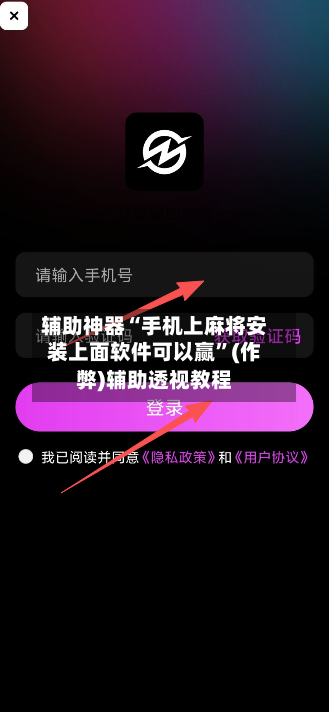 辅助神器“手机上麻将安装上面软件可以赢”(作弊)辅助透视教程-第2张图片