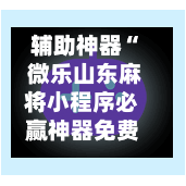 辅助神器“ 微乐山东麻将小程序必赢神器免费下载”(免费)开挂辅助教学(最新辅助开挂教程)-第3张图片