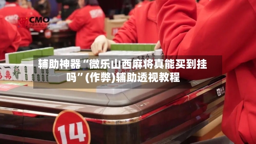 辅助神器“微乐山西麻将真能买到挂吗”(作弊)辅助透视教程-第2张图片