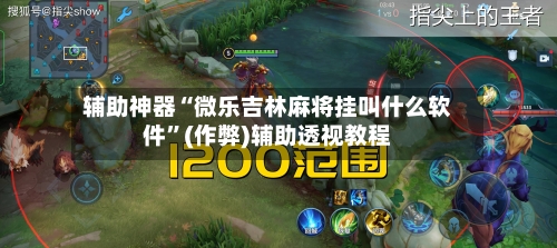 辅助神器“微乐吉林麻将挂叫什么软件”(作弊)辅助透视教程-第2张图片