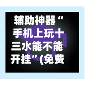辅助神器“ 手机上玩十三水能不能开挂”(免费)开挂辅助教学(最新辅助开挂教程)-第2张图片
