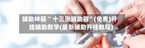 辅助神器“ 十三张辅助器”(免费)开挂辅助教学(最新辅助开挂教程)-第2张图片