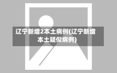 辽宁新增2本土病例(辽宁新增本土疑似病例)-第3张图片