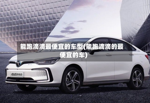 能跑滴滴最便宜的车型(能跑滴滴的最便宜的车)-第2张图片