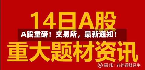 A股重磅！交易所，最新通知！-第2张图片