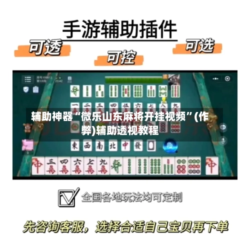 辅助神器“微乐山东麻将开挂视频”(作弊)辅助透视教程