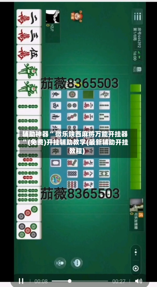 辅助神器“ 微乐陕西麻将万能开挂器”(免费)开挂辅助教学(最新辅助开挂教程)-第2张图片