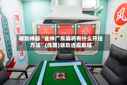 辅助神器“雀神广东麻将有什么开挂方法	”(作弊)辅助透视教程-第2张图片