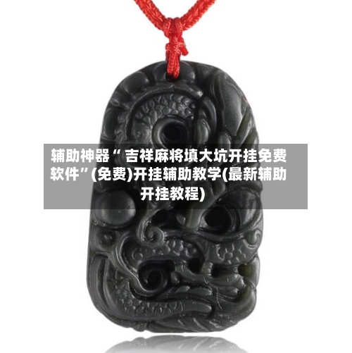 辅助神器“ 吉祥麻将填大坑开挂免费软件”(免费)开挂辅助教学(最新辅助开挂教程)-第3张图片