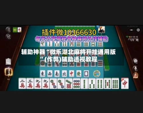 辅助神器“微乐湖北麻将开挂通用版	”(作弊)辅助透视教程-第2张图片