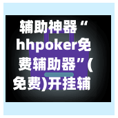 辅助神器“ hhpoker免费辅助器	”(免费)开挂辅助教学(最新辅助开挂教程)-第3张图片