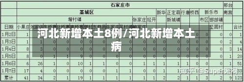 河北新增本土8例/河北新增本土病-第3张图片